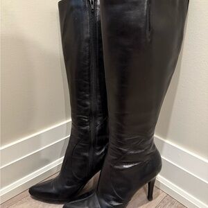 Nine West Black Heeled Boots